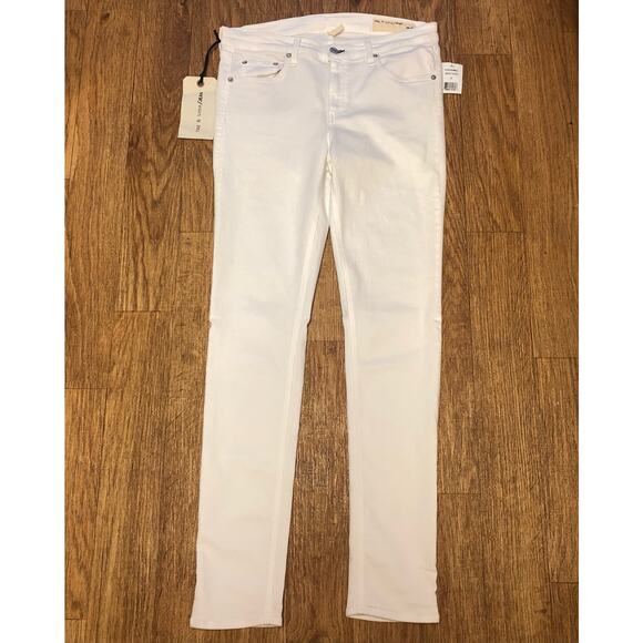 Rag & Bone Bright White Skinny Leg Jeans Size 32 - Picture 6 of 14